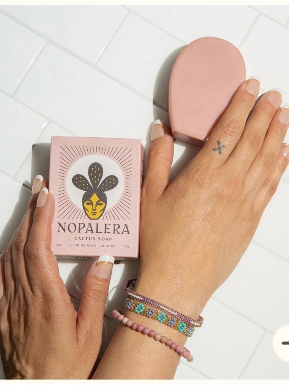Nopalera Cactus Soap - Flor de Mayo Jasmine